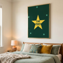 Star Power — 90er Maximalist | Retro-Schlafzimmer