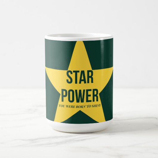 Star Power — 90s Maximalist Mug | Retro Art Kaffeetasse (Mittel)