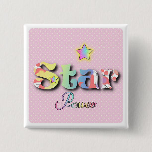 STAR POWER Ansteckbutton Button
