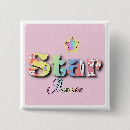 STAR POWER Ansteckbutton Button (Vorderseite)