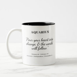 Star Power: Aquarius Astrologie Tasse