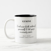 Star Power: Gemini Astrologie Tasse (Links)