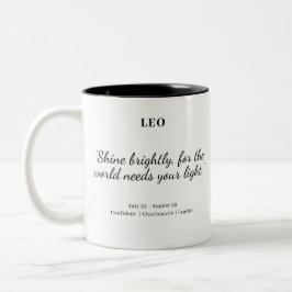 Star Power: Leo Astrology Tasse