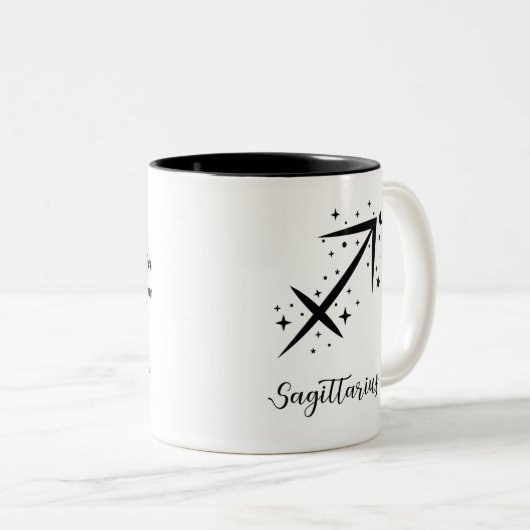 Star Power: Sagittarius Astrologie Tasse (VorderseiteRechts)