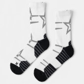 Star Printed Image Handsome Look Stilvoll Cool Socken (Links)