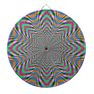 Star Psychedelic Dartboard Dartscheibe