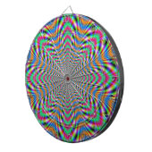 Star Psychedelic Dartboard Dartscheibe (Vorderseite rechts)
