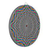 Star Psychedelic Dartboard Dartscheibe (Vorderseite Links)
