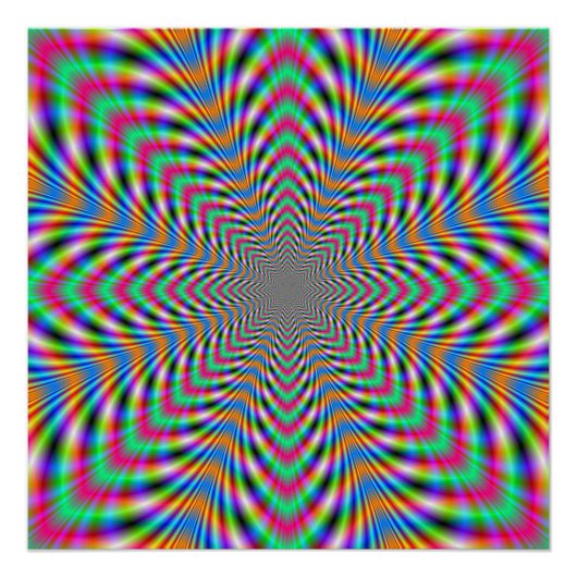 Star Psychedelic Perfect Poster (Vorderseite)