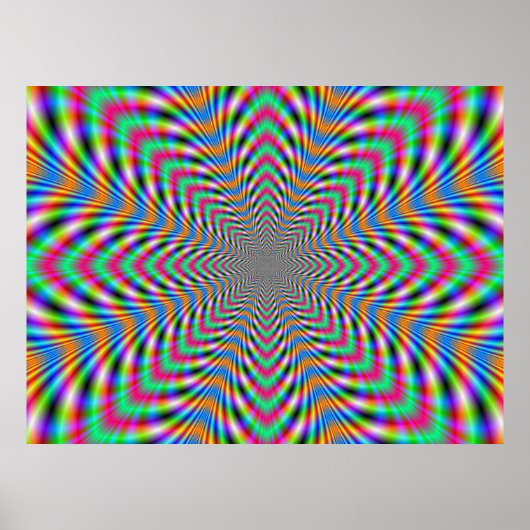 Star Psychedelic Poster (Vorne)