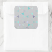 Star Quadratischer Aufkleber (Tasche)