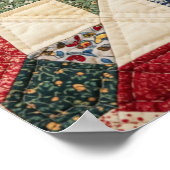 Star Quilt Graphic Poster (Ecke)