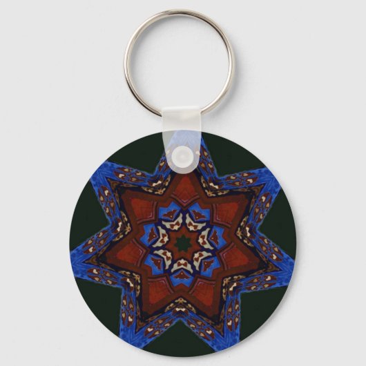Star Quilt Schlüsselanhänger (Vorderseite)