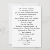 Star Quinte Einladung (Rückseite)