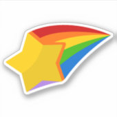 Star Rainbow Aufkleber (Vorderseite)