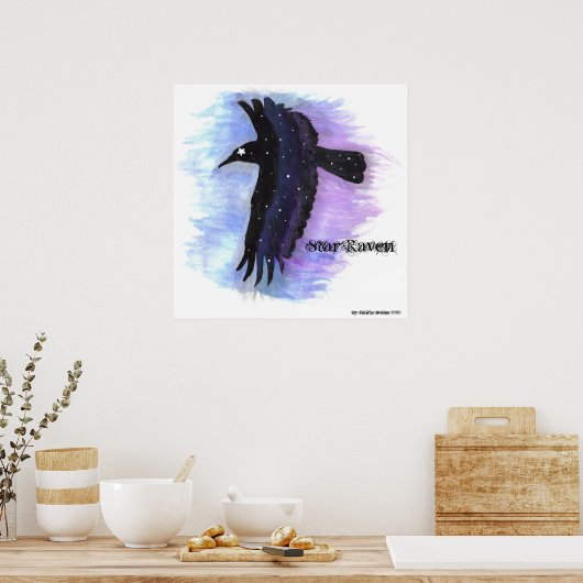 Star Raven von Felicia Boites Poster (Küche)