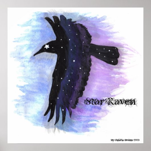 Star Raven von Felicia Boites Poster (Vorne)
