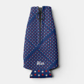 Star Red White/Blau Cooler Flaschenkühler (Rückseite)