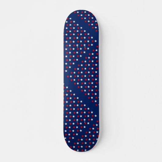 Star Red White/Blue Skateboard (Vorne)