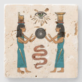 Star Riders Stone Untersetzer (Vorderseite)