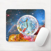Star Robot Mouse Mat Mousepad (Mit Mouse)