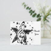 Star Rocks__ Postkarte (Stehend Vorderseite)