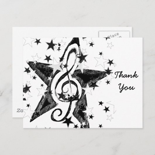 Star Rocks__ Postkarte (Vorne/Hinten)