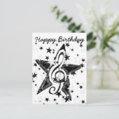 Star Rocks__ Postkarte (Stehend Vorderseite)