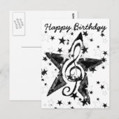 Star Rocks__ Postkarte (Vorne/Hinten)