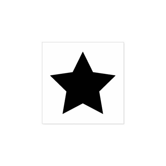 Star Rubber Briefmarke Gummistempel (Prägung)