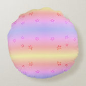 Star Rundes Kissen (Rückseite)