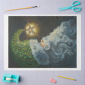 Star Santa Claus Seidenpapier (Basteln)