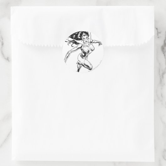 Star Sapphire 3 Runder Aufkleber (Tasche)