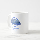Star Sapphire Cichlid Kaffeetasse (Vorderseite Links)