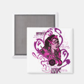 Star Sapphire Grafik 1 Magnet (Vorderseite/Rückseite)