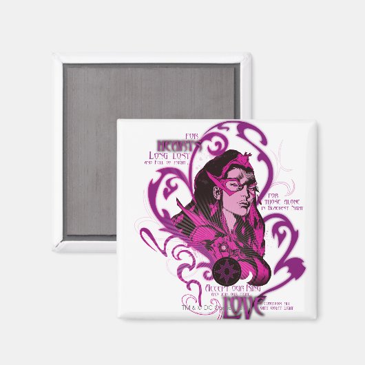 Star Sapphire Grafik 1 Magnet (Vorderseite/Rückseite)