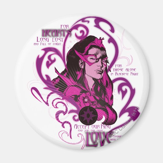 Star Sapphire Grafik 1 Magnet (Vorne)