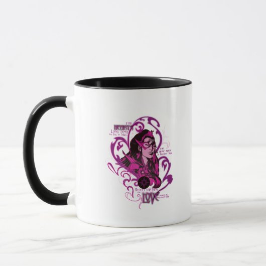 Star Sapphire Grafik 1 Tasse (Links)