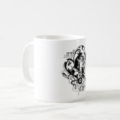 Star Sapphire Grafik 2 Kaffeetasse (Vorderseite Links)