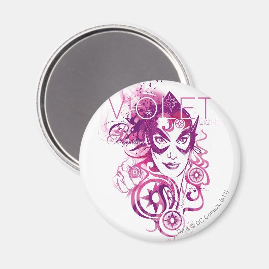 Star Sapphire Grafik 3 Magnet (Vorderseite/Rückseite)