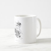 Star Sapphire Grafik 5 Kaffeetasse (VorderseiteRechts)