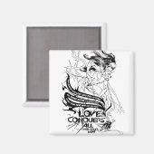 Star Sapphire Grafik 5 Magnet (Vorderseite/Rückseite)