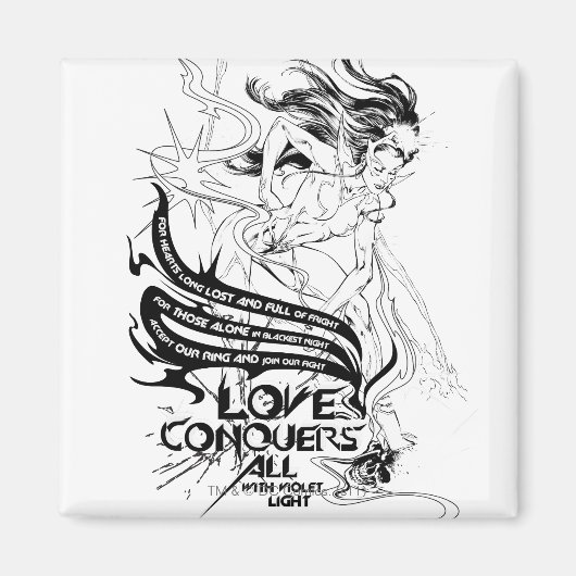 Star Sapphire Grafik 5 Magnet (Vorne)