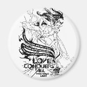 Star Sapphire Grafik 5 Magnet (Vorne)