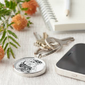 Star Sapphire Grafik 5 Schlüsselanhänger (Seite)