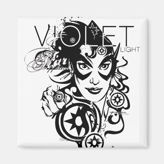 Star Sapphire Graphic 4 Magnet (Vorne)