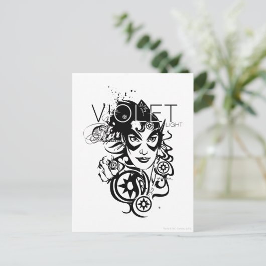 Star Sapphire Graphic 4 Postkarte (Stehend Vorderseite)