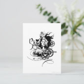 Star Sapphire Graphic 7 Postkarte (Stehend Vorderseite)