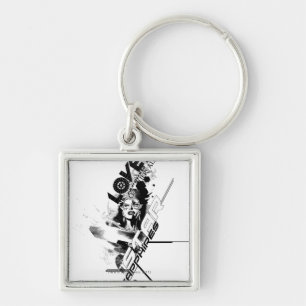 Star Sapphire Graphic 9 Schlüsselanhänger