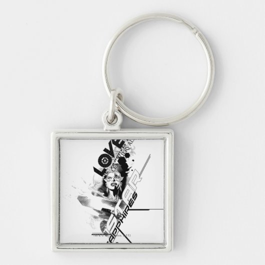 Star Sapphire Graphic 9 Schlüsselanhänger (Vorne)